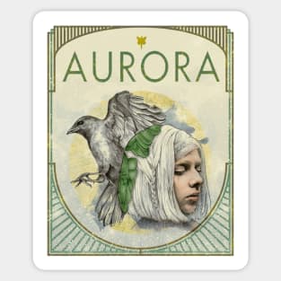 Aurora Aksnes Greenbird Sticker